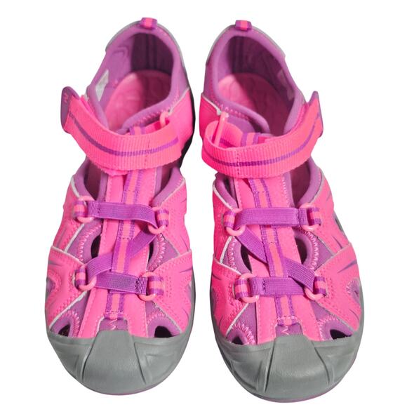 Merrell Hydro Kid's Closed Toe Camp Sandal Pink NWOT Size 4 - Picture 1 of 6
